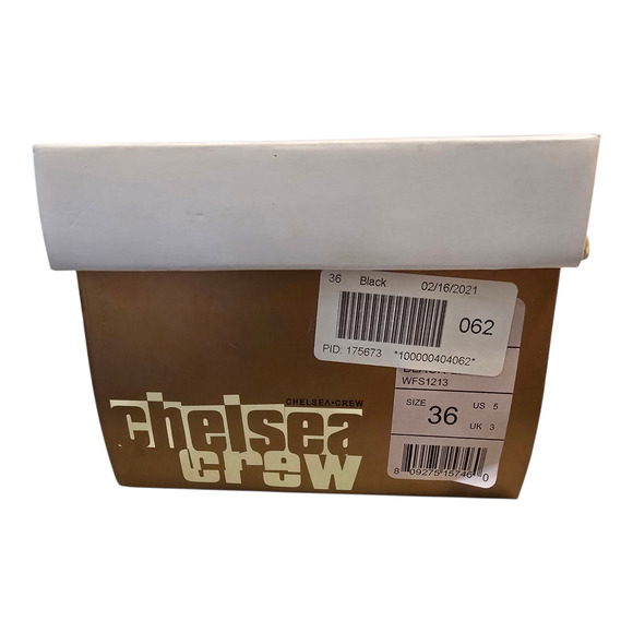 Chelsea Crew Tracy Studded Flats Womens Size 5 Black Open Toe Casual Office - Picture 11 of 11